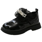 حذاء بناتي بتصميم كلاسيكي لامع