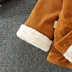 Chaqueta de invierno elegante para niños, cálida y acolchada con diseño moderno