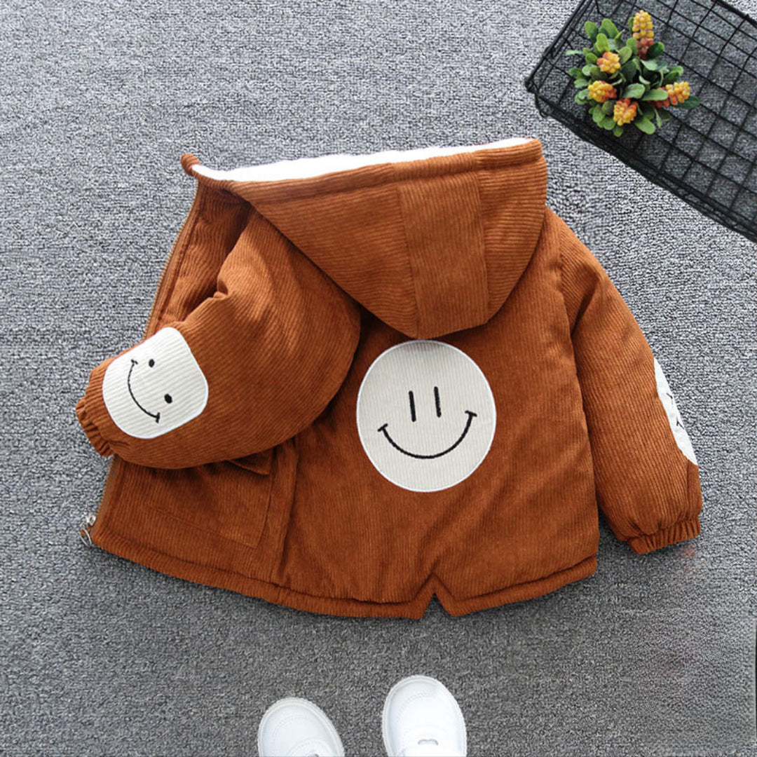 Chaqueta de invierno acolchada con capucha cálida