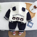 Conjunto de 3 piezas: sudadera interior, chaqueta con capucha y pantalón