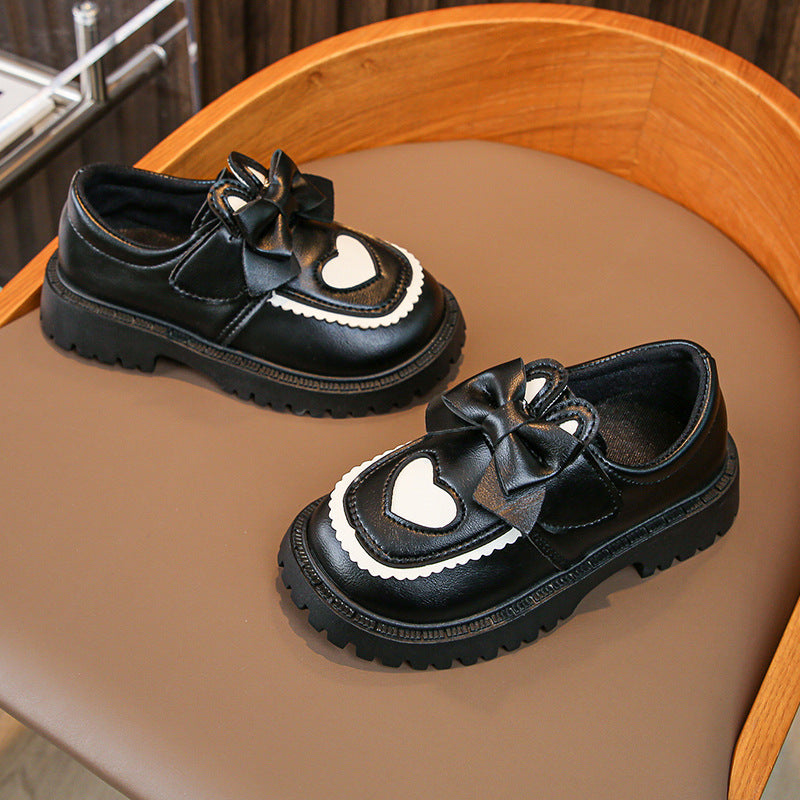 حذاء أنيق كلاسيكي بتصميم فيونكة أمامية