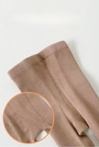 Calcetines largos y cálidos con diseño de lazo clásico