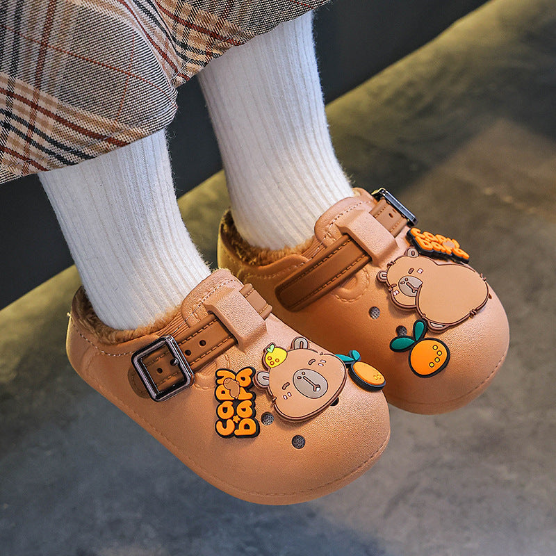 شبشب شتوي دافئ بتصميم كرتوني