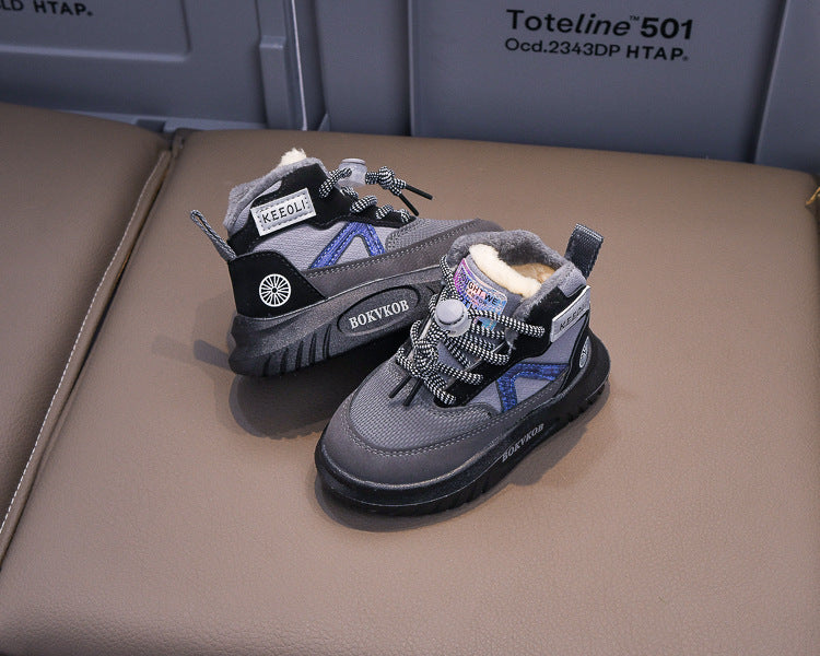 حذاء شتوي دافئ بتصميم عصري