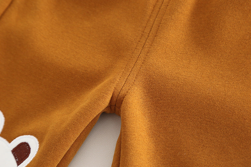 Conjunto de 3 piezas: sudadera interior, chaqueta con capucha y pantalón