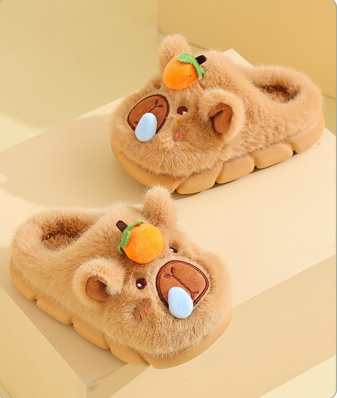 شبشب شتوي دافئ بتصميم كرتوني