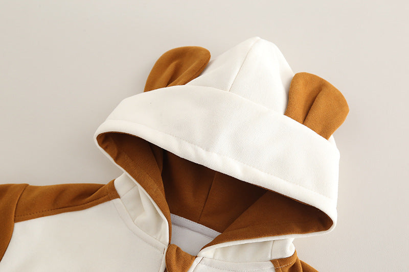 Conjunto de 3 piezas: sudadera interior, chaqueta con capucha y pantalón