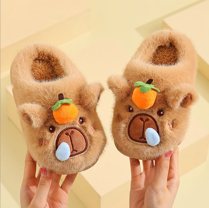 شبشب شتوي دافئ بتصميم كرتوني