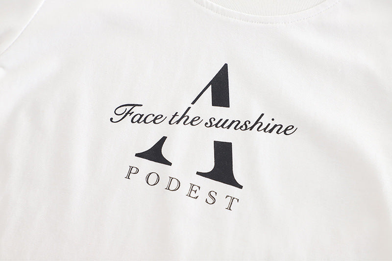 Conjunto de 3 piezas: camiseta de algodón, camisa de cuadros y pantalón vaquero