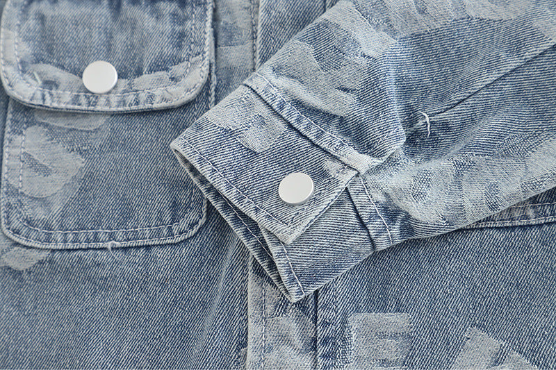 Conjunto de 3 piezas: chaqueta vaquera, camiseta de algodón y pantalón vaquero