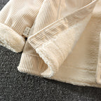 Chaqueta de invierno elegante para niños, cálida y acolchada con diseño moderno