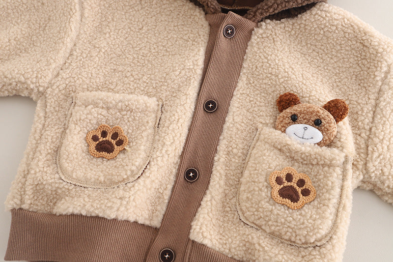 Conjunto cálido de 2 piezas: chaqueta y pantalón