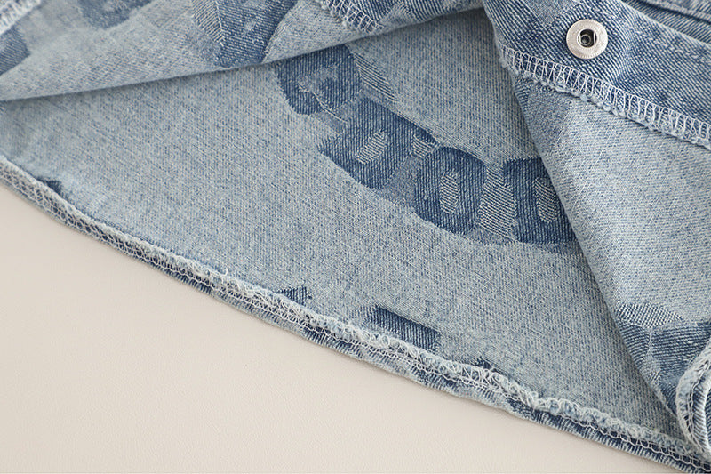 Conjunto de 3 piezas: chaqueta vaquera, camiseta de algodón y pantalón vaquero