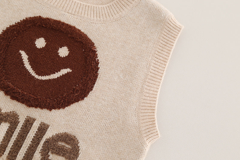 Conjunto de 3 piezas: camisa vaquera, suéter de lana y pantalón