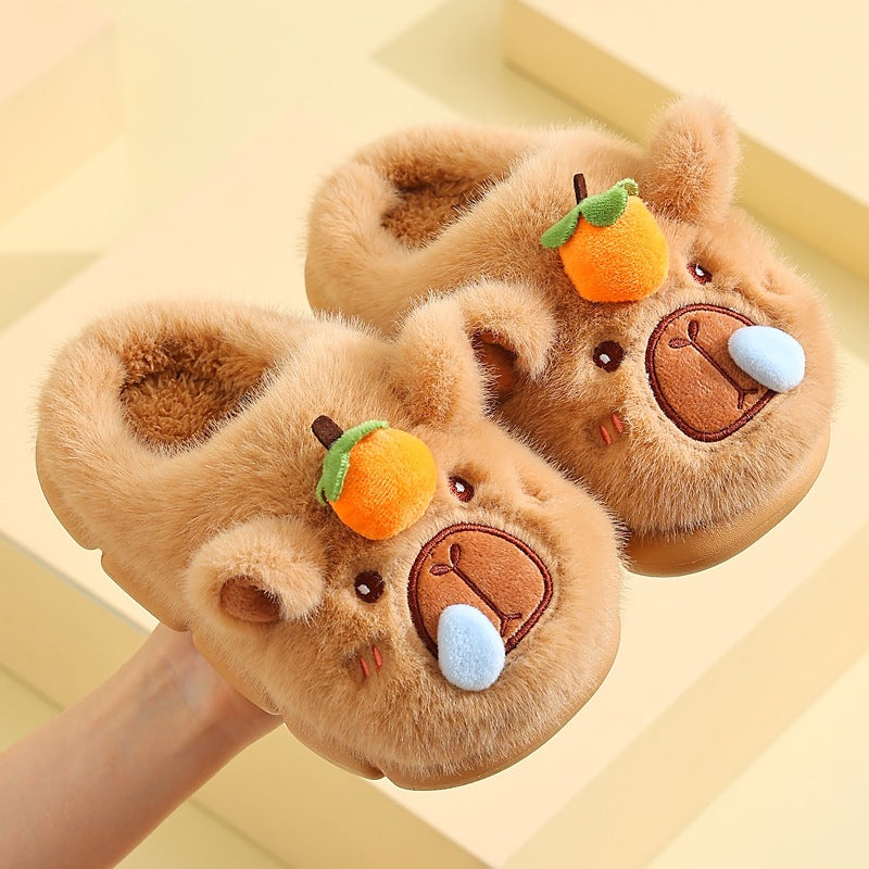 شبشب شتوي دافئ بتصميم كرتوني