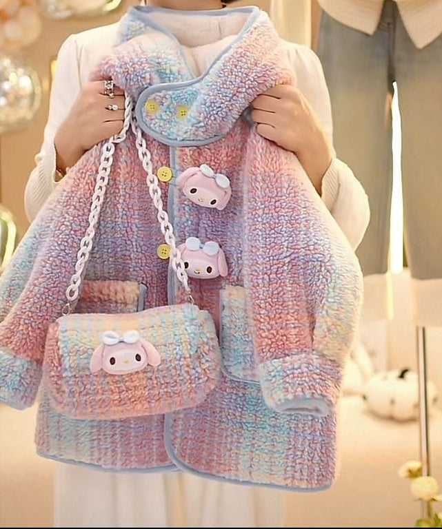 Abrigo de invierno con diseño atractivo en suaves tonos pastel