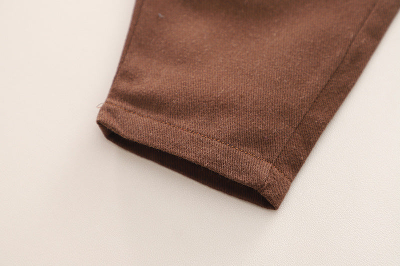 Conjunto clásico de 3 piezas: chaleco de lana, camisa de manga larga y pantalón