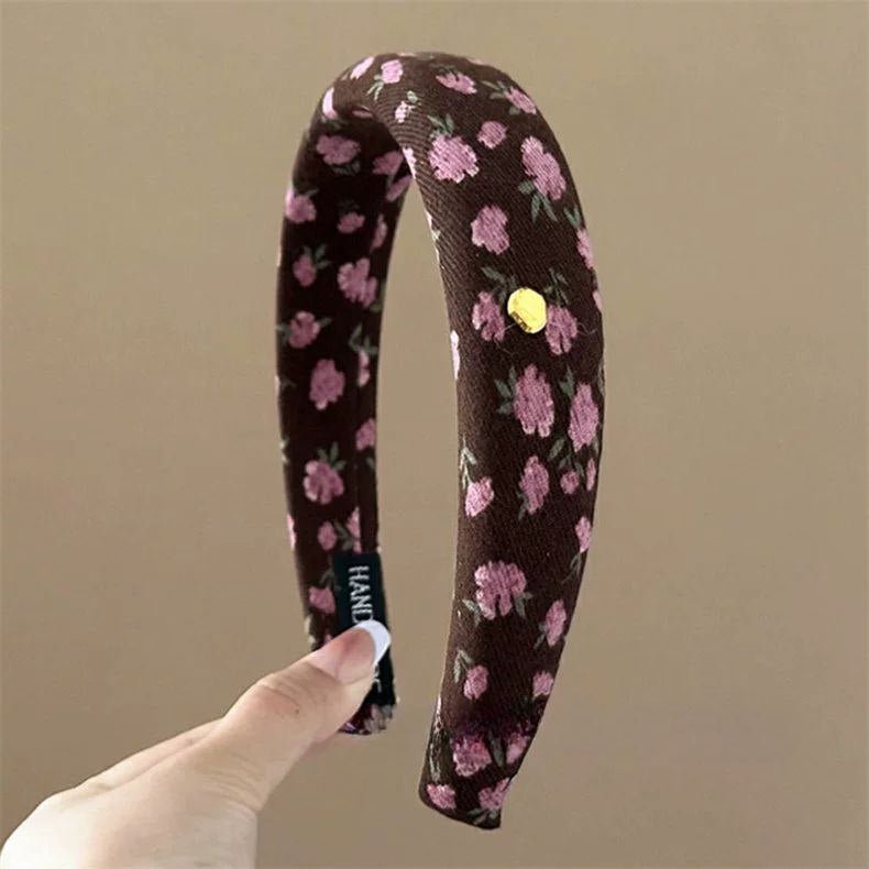 Diademas para niñas con estampados florales elegantes