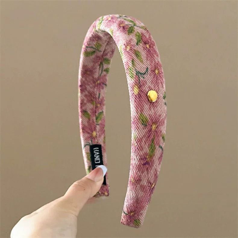 Diademas para niñas con estampados florales elegantes