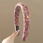 Diademas para niñas con estampados florales elegantes