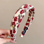 Diademas para niñas con estampados florales elegantes