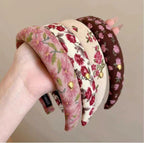 Diademas para niñas con estampados florales elegantes