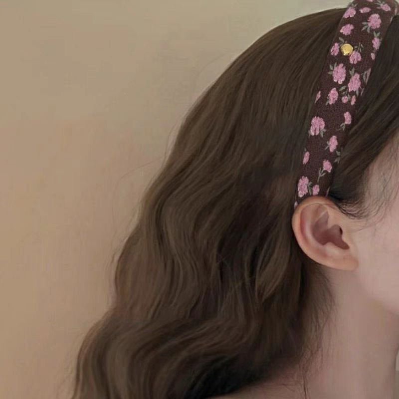 Diademas para niñas con estampados florales elegantes