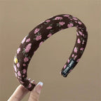 Diademas para niñas con estampados florales elegantes