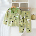 Pijamas infantiles de algodón ligero con estampados de dibujos animados