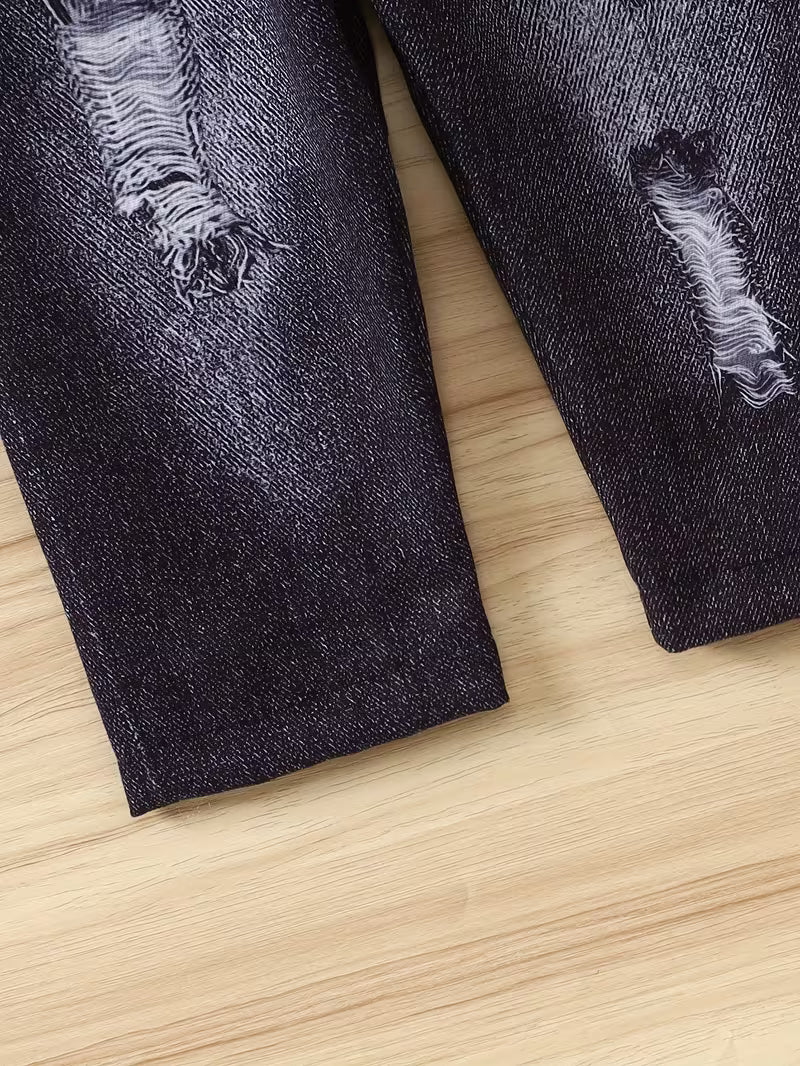 Conjunto de 2 piezas: camisa y pantalón con diseño clásico