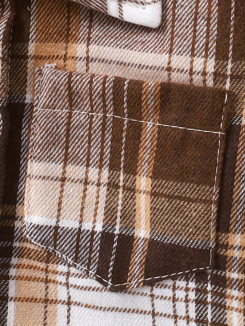 Conjunto de 2 piezas: camisa y pantalón con diseño clásico