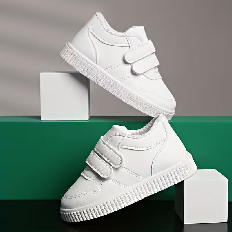 حذاء أبيض بتصميم عصري خفيف