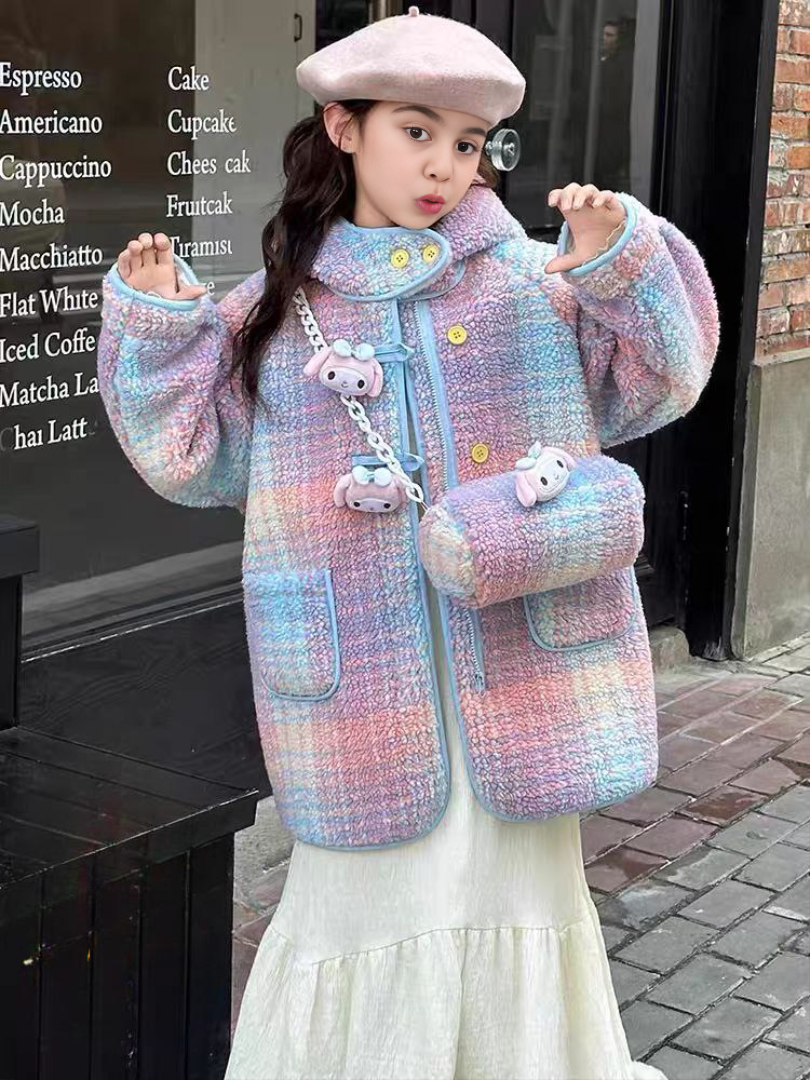 Abrigo de invierno con diseño atractivo en suaves tonos pastel