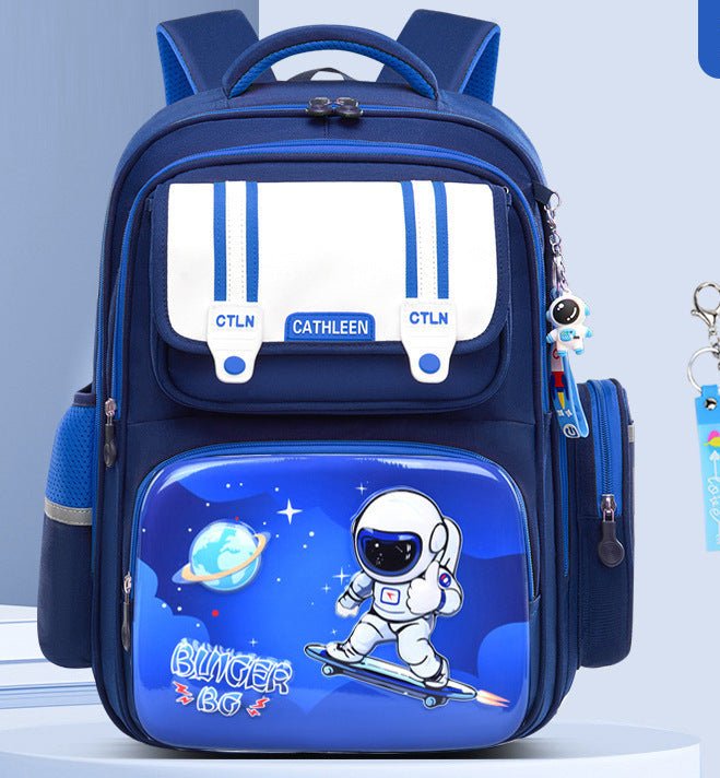 Mochila escolar infantil con estampado de caricatura