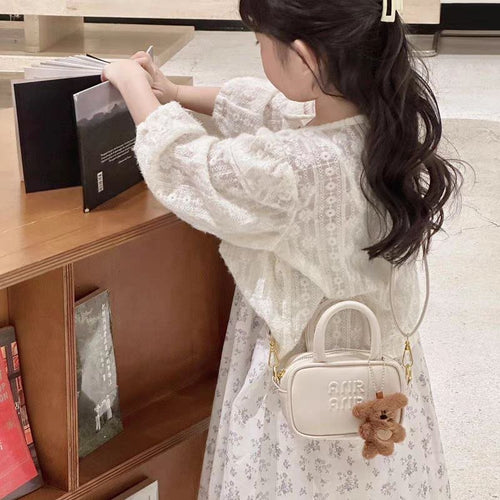 Bolso pequeño para niñas con diseño de osito – Estilo moderno y divertido