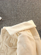 Chaqueta de invierno elegante para niños, cálida y acolchada con diseño moderno