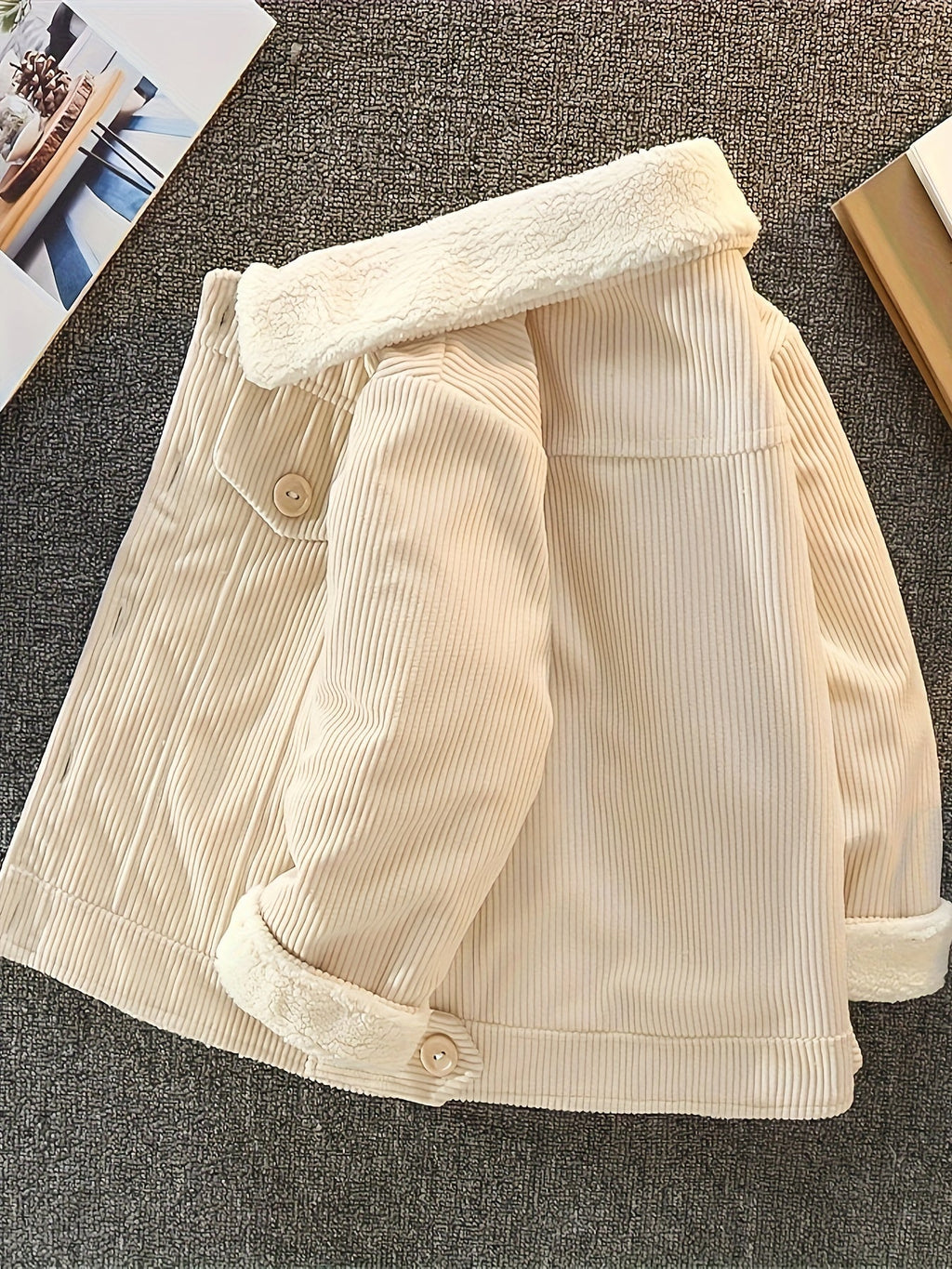 Chaqueta de invierno elegante para niños, cálida y acolchada con diseño moderno