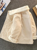 Chaqueta de invierno elegante para niños, cálida y acolchada con diseño moderno