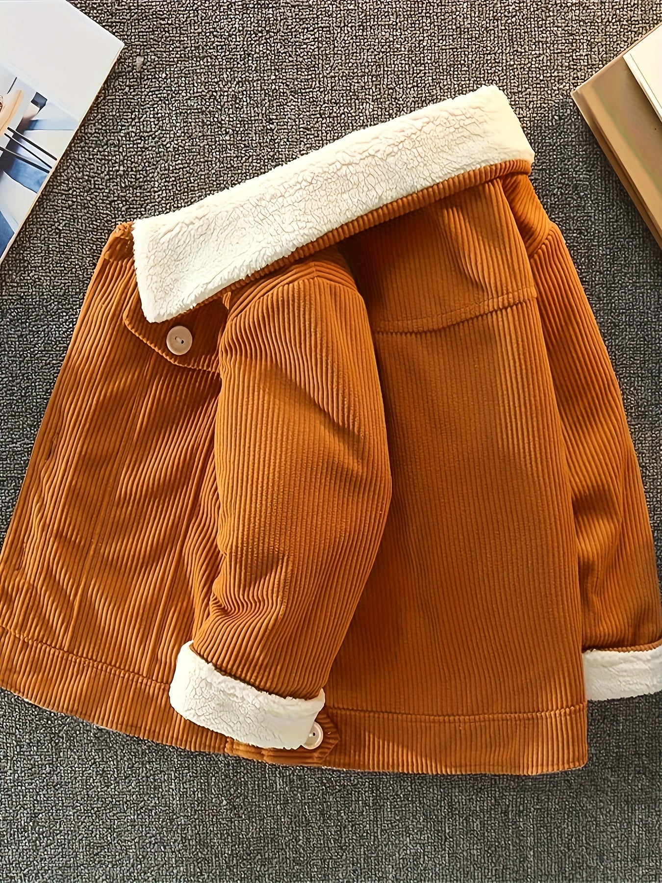 Chaqueta de invierno elegante para niños, cálida y acolchada con diseño moderno