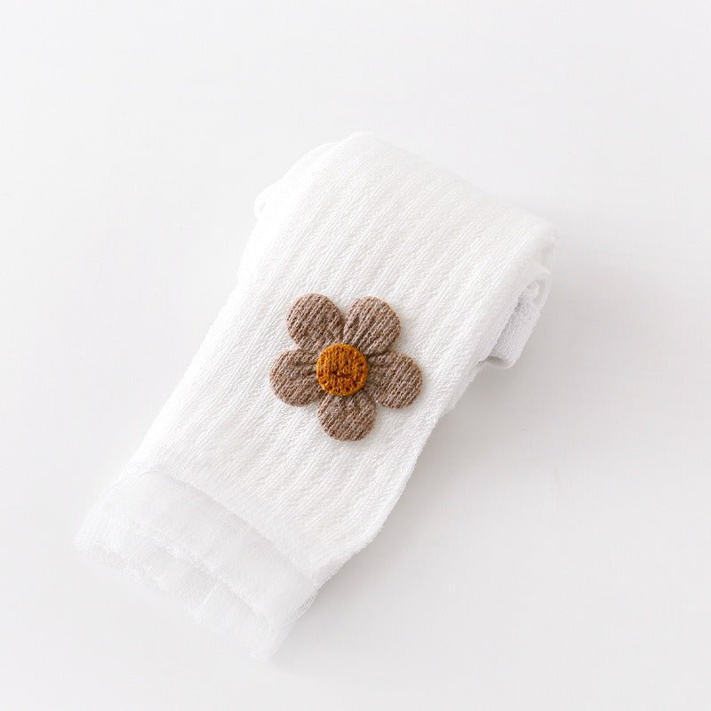 Calcetines largos para niñas con lazo de terciopelo