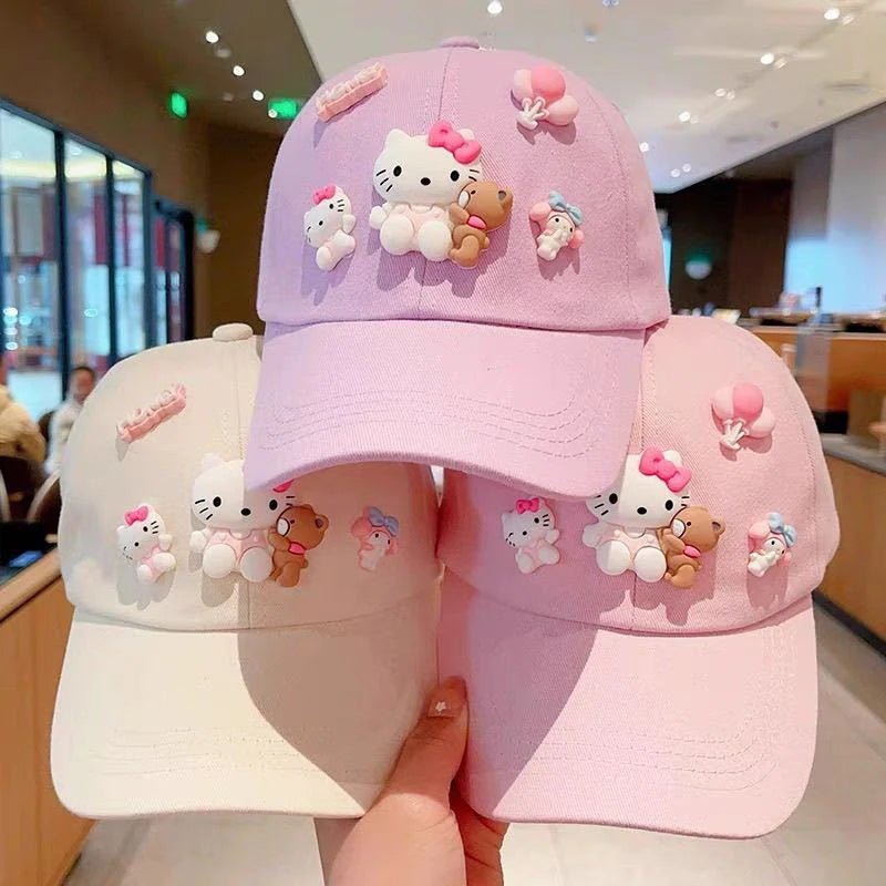Gorra de dibujos animados 3D para niñas – estilo veraniego