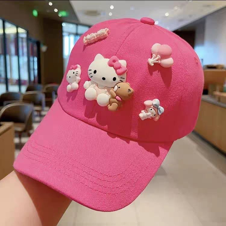 Gorra de dibujos animados 3D para niñas – estilo veraniego