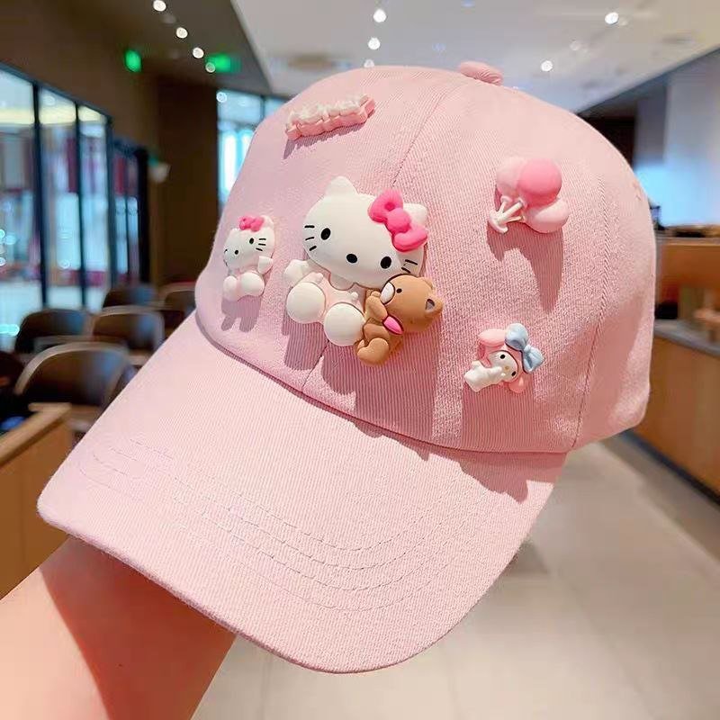 Gorra de dibujos animados 3D para niñas – estilo veraniego