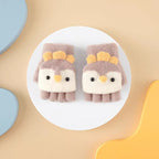 Guantes de invierno para niños con diseño de pingüino de dibujos animados (2 a 5 años)