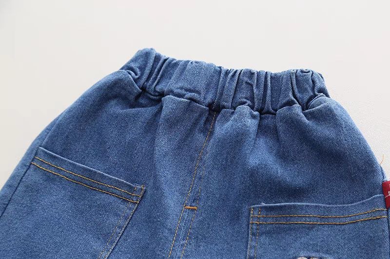 Conjunto de dos piezas con estampado de oso, estilo casual de otoño para niños