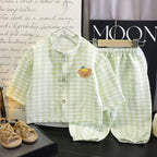 طقم النوم خفيف من قطعتين قطني كارو للاطفال صيفي