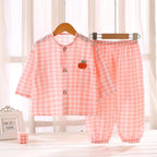 طقم النوم خفيف من قطعتين قطني كارو للاطفال صيفي