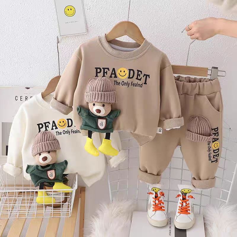 Conjunto de invierno de dos piezas, cálido para niños