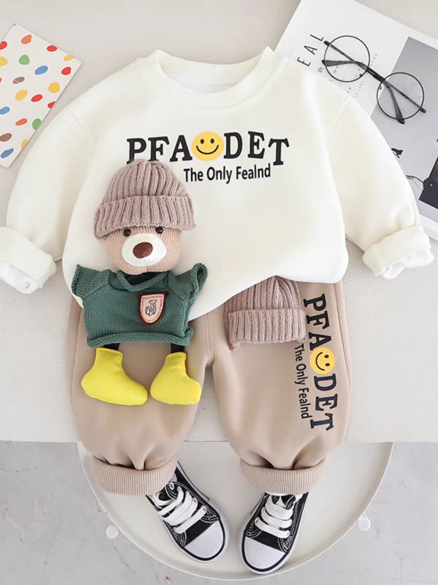 Conjunto de invierno de dos piezas, cálido para niños