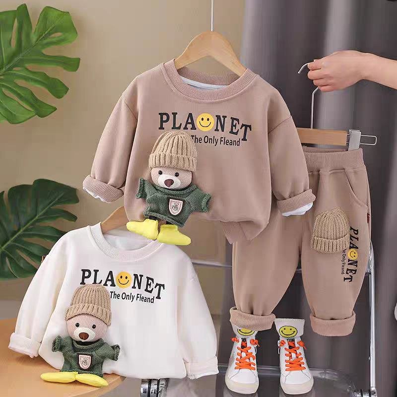 Conjunto de invierno de dos piezas, cálido para niños